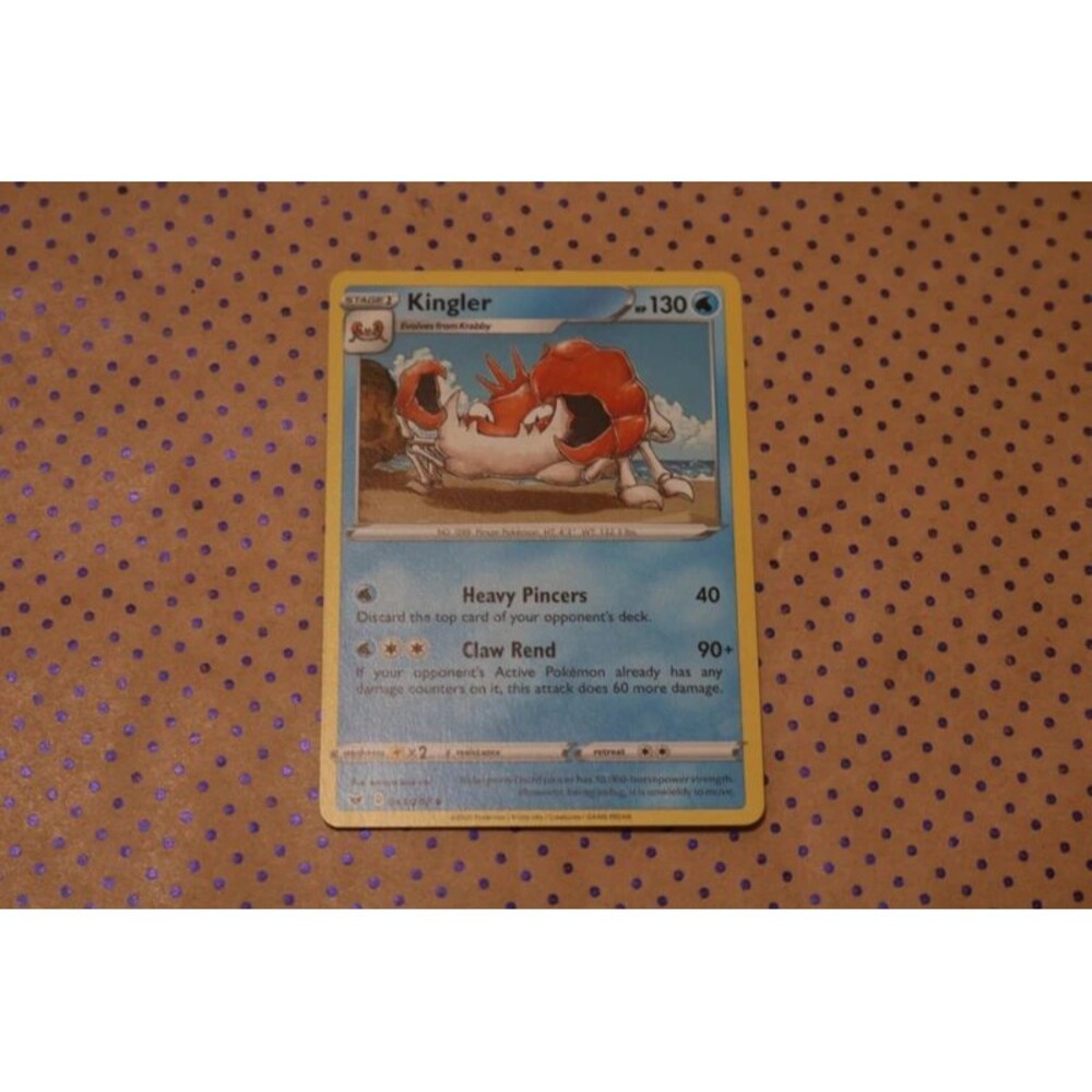 Kingler 044/202 Pokemon Card (2020)